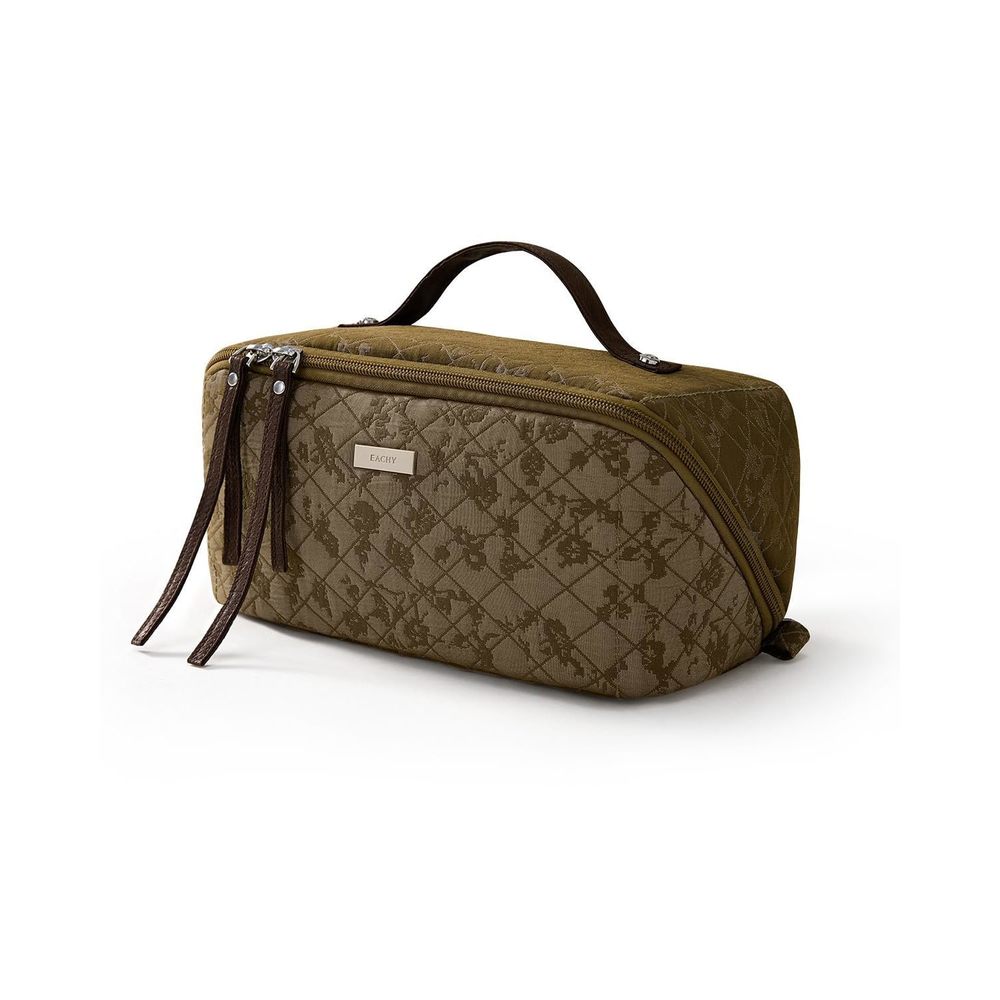 Travel Makeup Bag, Large Toiletry Bag For Women, Flat-opening Organizer Pouch🤙